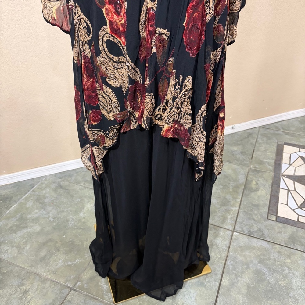 Women’s 2X Made in India Rayon Whimsigoth Vampire Grunge Dark Romantic Boho - Picture 8 of 15